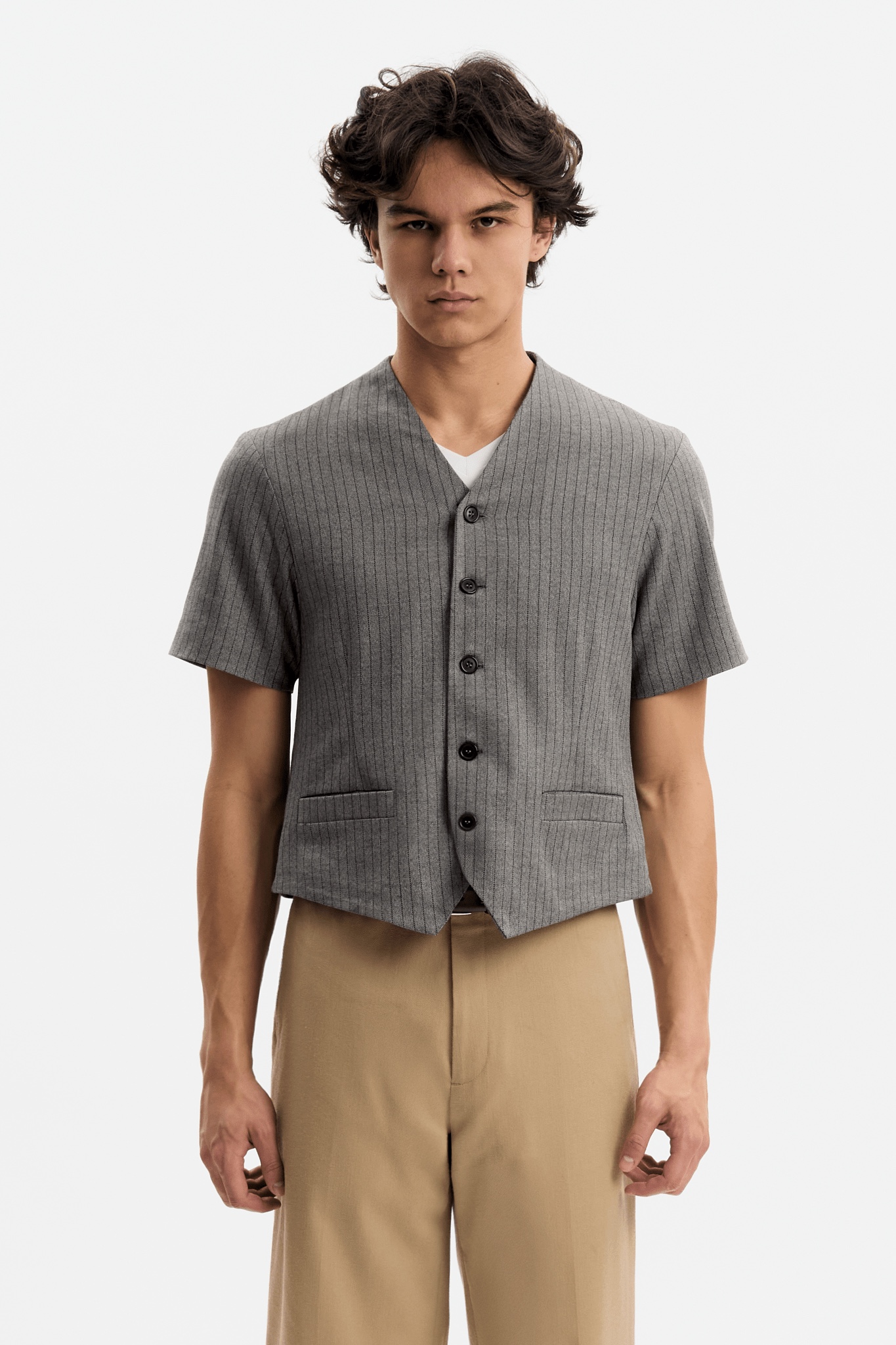 Gilet costume manche