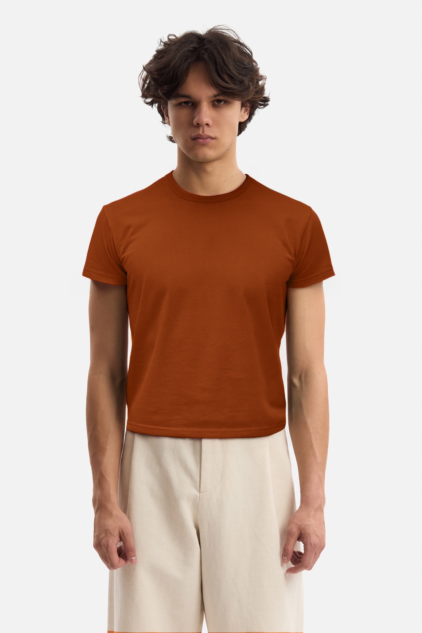 Orange Baby Tee
