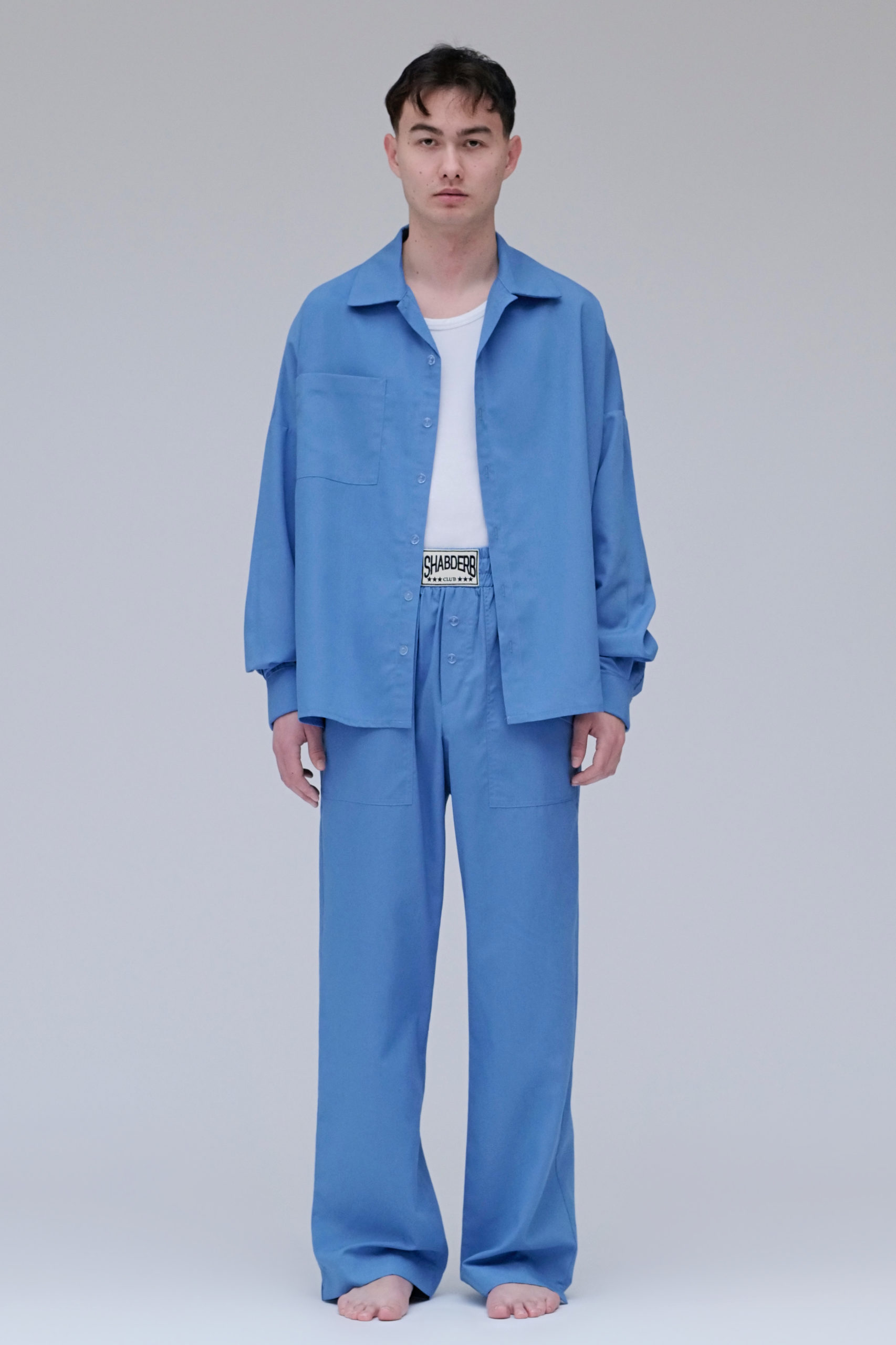 Blue Boxing Shirt Only